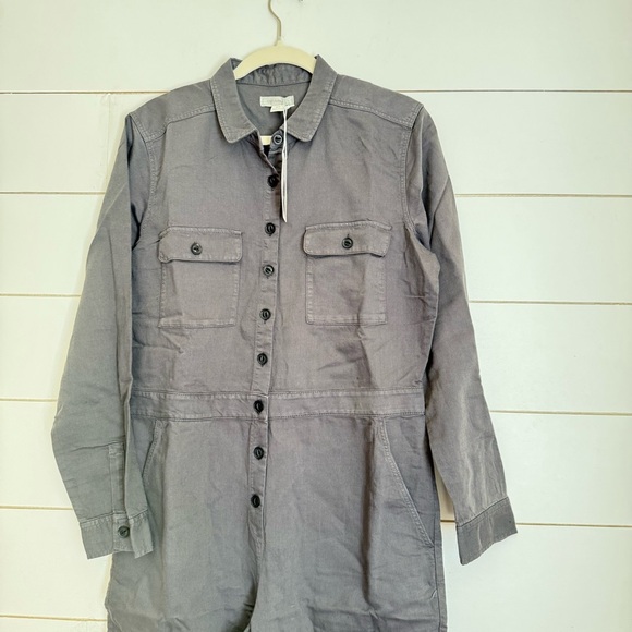 Outerknown S.E.A. Organic Cotton Linen Long Sleeve jumpsuit - Picture 6 of 12